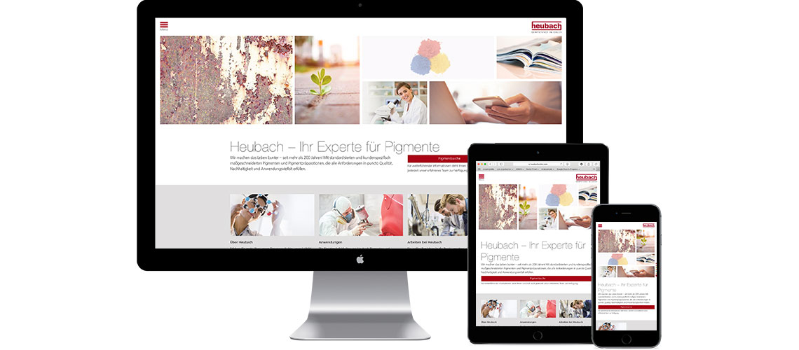 B2B Internetpräsenz mit Webfilter