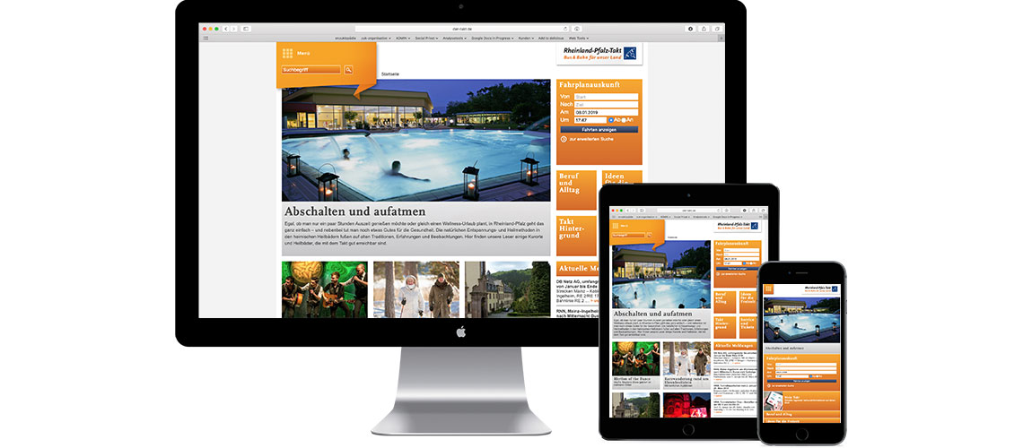 Website mit eigener Internetredaktion